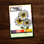 Daisy Days 4x4" Clear Stamp Set 18490 - Paper Rose Studio