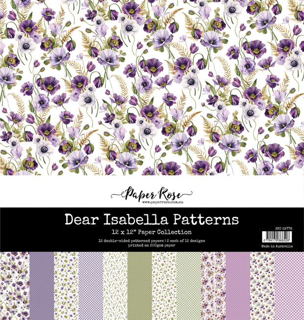 Dear Isabella Patterns 12x12 Paper Collection 29778 - Paper Rose Studio