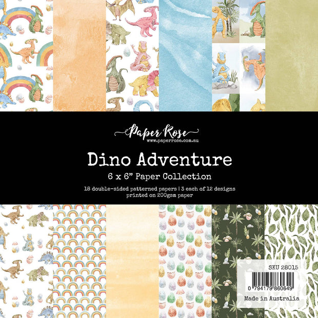 Dino Adventure 6x6 Paper Collection 28015 - Paper Rose Studio