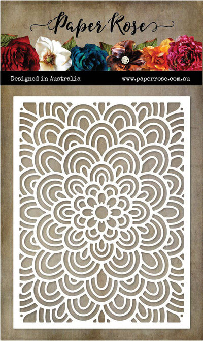 Doodle Flower Coverplate 1 Metal Cutting Die 20553 - Paper Rose Studio