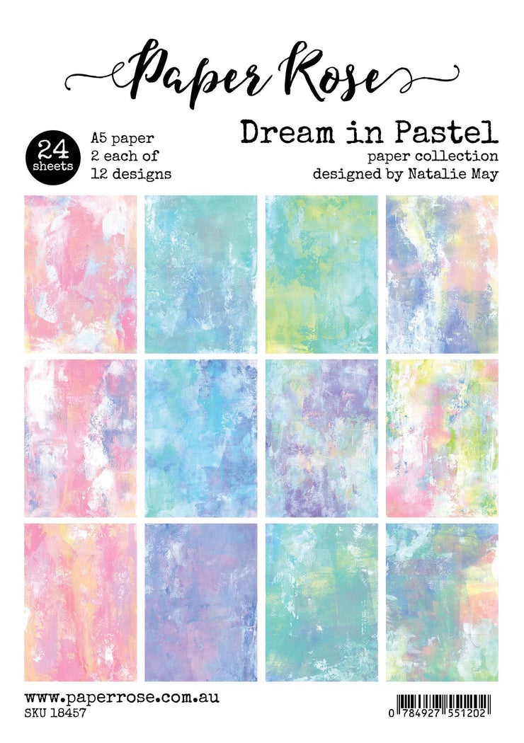 Dream in Pastel A5 24pc Paper Pack 18457 - Paper Rose Studio