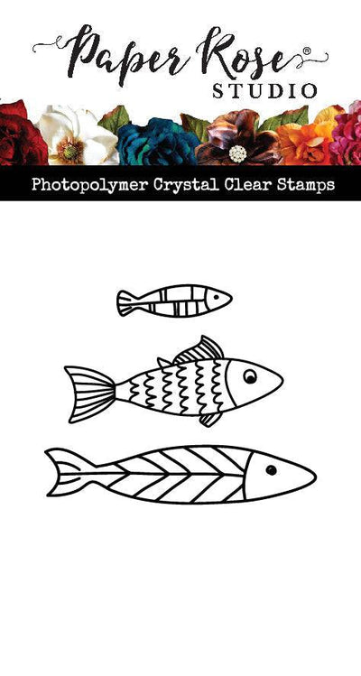 Fish Family 2 Clear Stamp Set 23728 - Paper Rose Studio