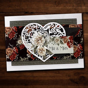 Floral Heart Metal Cutting Die 21351 - Paper Rose Studio