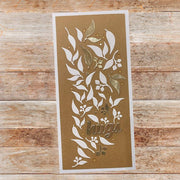 Gum Leaf Rectangle Coverplate Metal Cutting Die 22756 - Paper Rose Studio