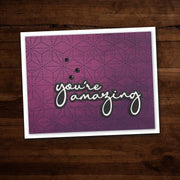 Hand Stitching 1 Embossing Folder 20378 - Paper Rose Studio