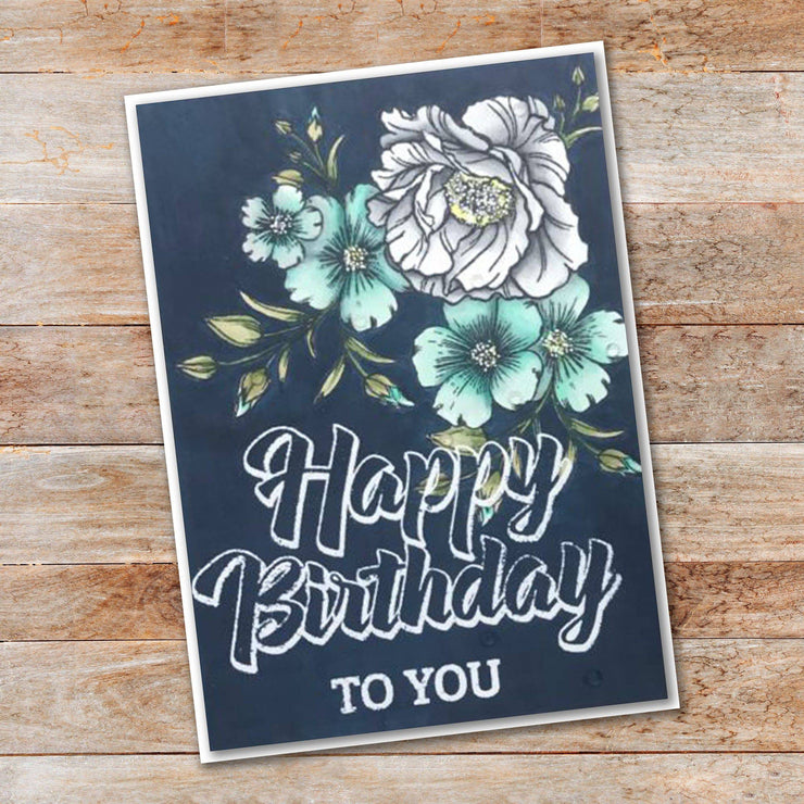 Happy Birthday To You Clear Stamp Set 17652 - Paper Rose Studio