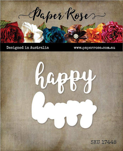 Happy Layered Metal Cutting Die 17448 - Paper Rose Studio