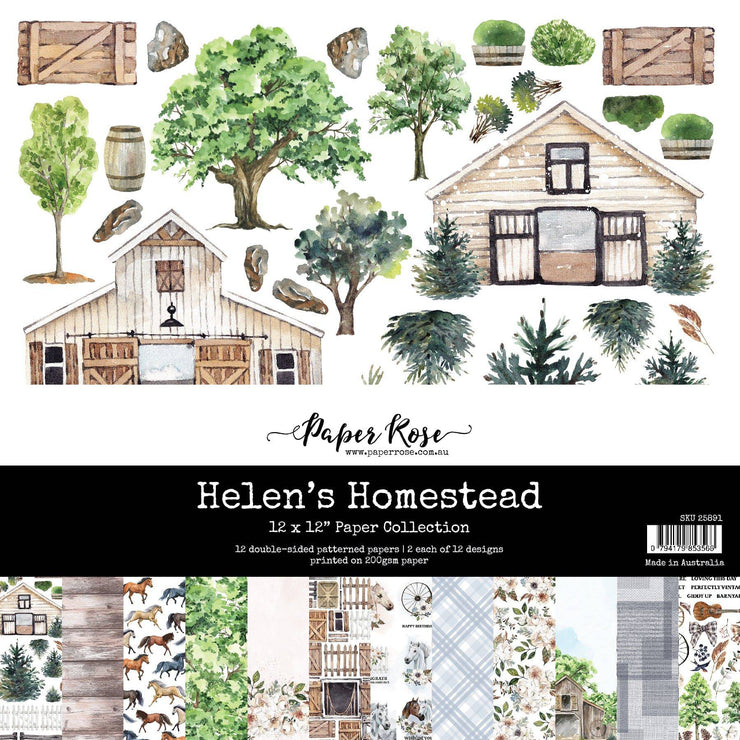 Helen's Homestead 12x12 Paper Collection 25891 - Paper Rose Studio