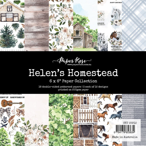 Helen's Homestead 6x6 Paper Collection 25912 - Paper Rose Studio