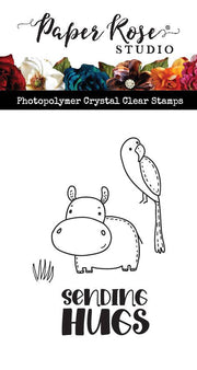 Hippo & Parrot Clear Stamp 27466 - Paper Rose Studio