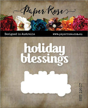 Holiday Blessings Chunky Metal Die Set 19517 - Paper Rose Studio
