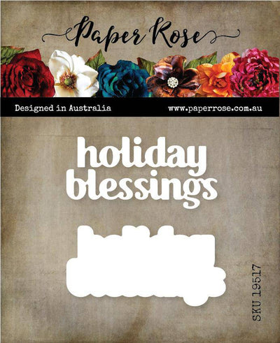 Holiday Blessings Chunky Metal Die Set 19517 - Paper Rose Studio