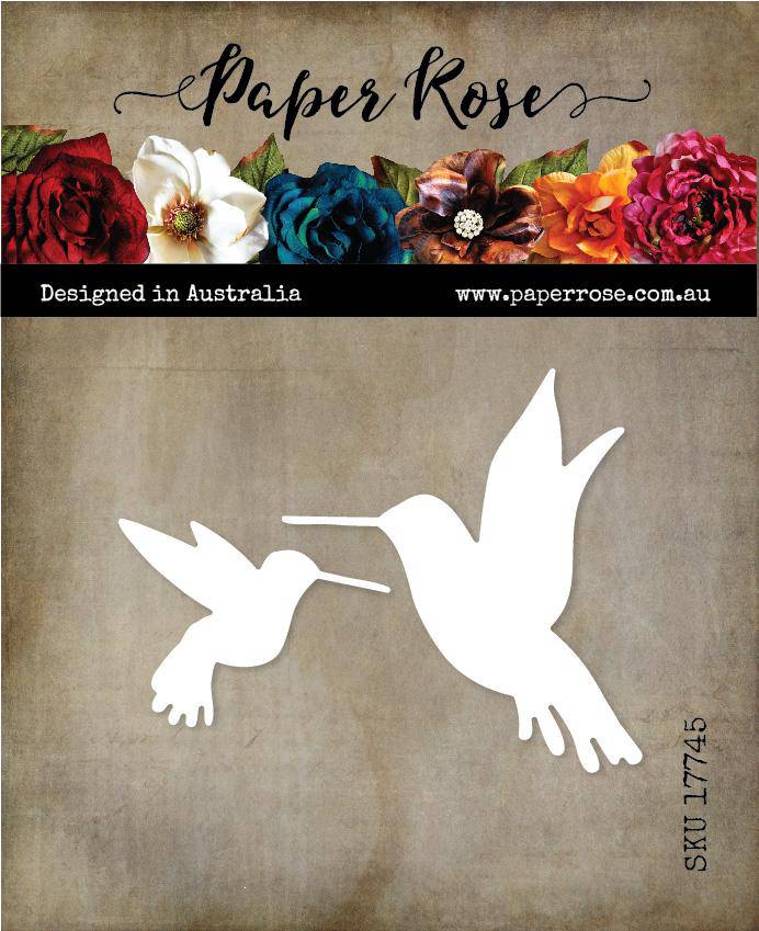 Hummingbirds Birds Metal Cutting Die 17745 - Paper Rose Studio