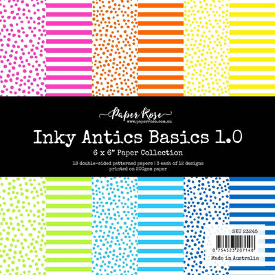 Inky Antics Basics 1.0 6x6 Paper Collection 23245 - Paper Rose Studio
