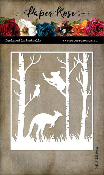 Kangaroo in Forest Metal Cutting Die 16948 - Paper Rose Studio