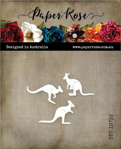 Kangaroo Trio Small Metal Cutting Die 18736 - Paper Rose Studio