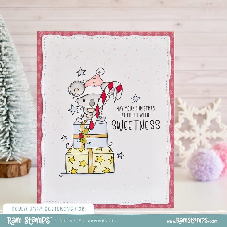 Sweet Koala Christmas Clear Stamp 31326 - Paper Rose Studio