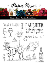 Laughing Animals Clear Stamp Set 17592 - Paper Rose Studio