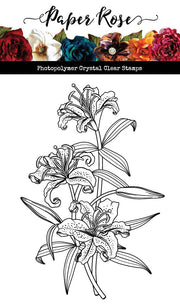 Lily Bouquet Clear Stamp Set 24565 - Paper Rose Studio