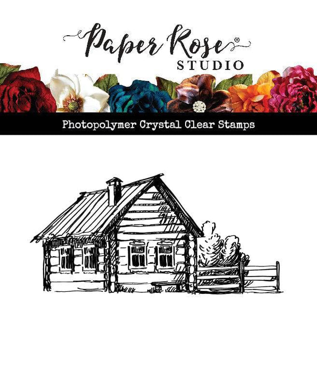 Log Cabin Clear Stamp Set 23584 - Paper Rose Studio