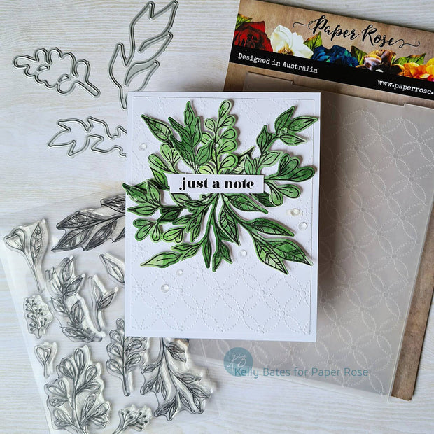 Lots of Leaves Clear Stamp Set 18623 - Paper Rose Studio