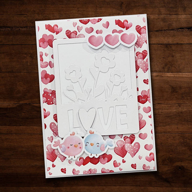 Love Frame Metal Cutting Die 28858 - Paper Rose Studio