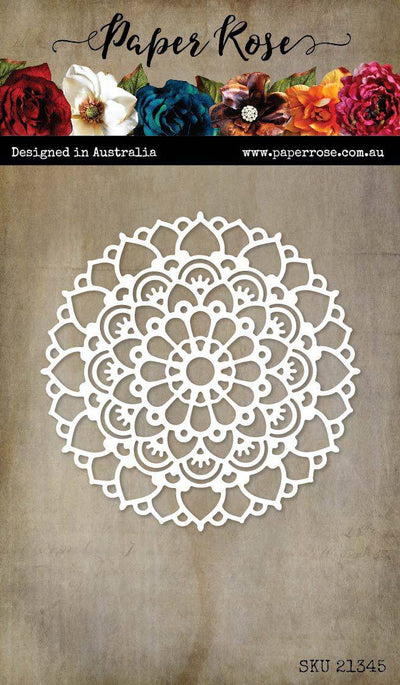 Mandala Flower Metal Cutting Die 21345 - Paper Rose Studio