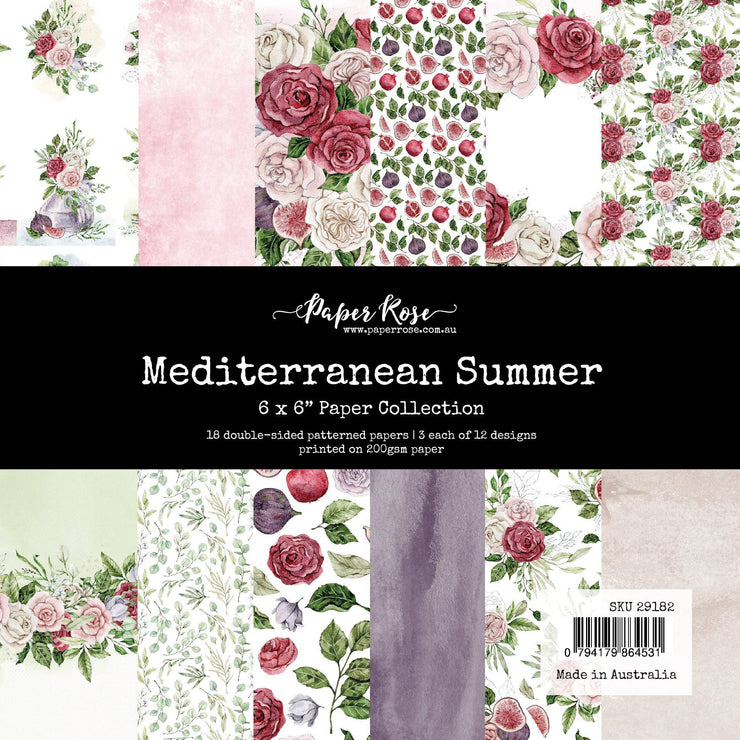Mediterranean Summer 6x6 Paper Collection 29182 - Paper Rose Studio