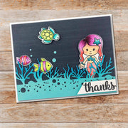 Mermaid Magic Clear Stamp Set 17433 - Paper Rose Studio