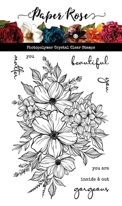 Milly's Bouquet Clear Stamp Set 20790 - Paper Rose Studio