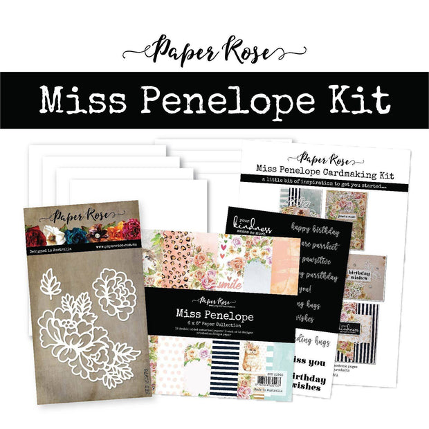 Miss Penelope Cardmaking Kit 21117 - Paper Rose Studio