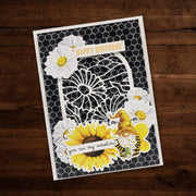 Mosaic Sunflower Metal Cutting Die 28510 - Paper Rose Studio