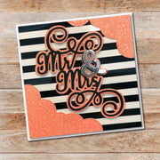 Mr & Mrs Metal Cutting Die 17643 - Paper Rose Studio