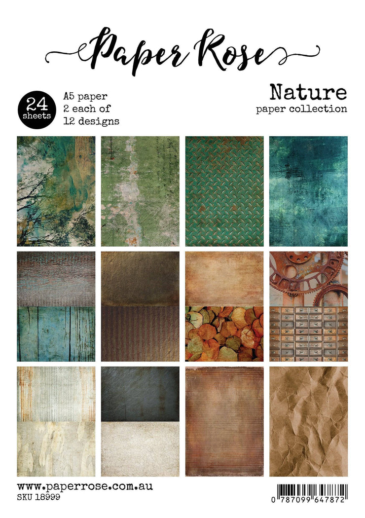 Nature A5 24pc Paper Pack 18999 - Paper Rose Studio