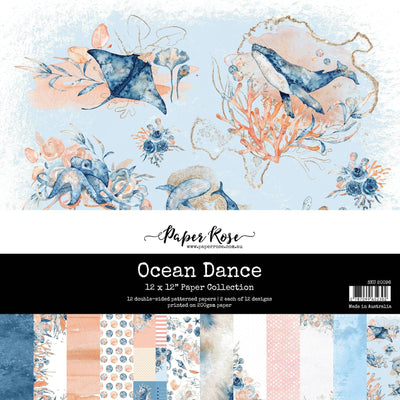 Ocean Dance 12x12 Paper Collection 20096 - Paper Rose Studio