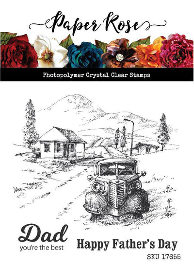 On the Road Clear Stamp Set 17655 - Paper Rose Studio