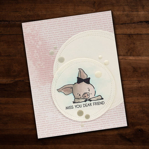 Pip the Pig Clear Stamp 26128 - Paper Rose Studio