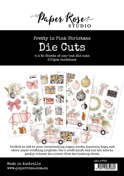 Pretty in Pink Christmas Die Cuts 27787 - Paper Rose Studio