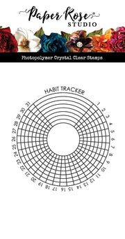 Radial Habit Tracker Clear Stamp 28696 - Paper Rose Studio