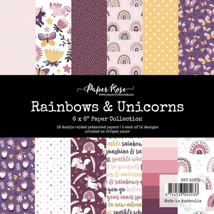 Rainbows & Unicorns 6x6 Paper Collection 22672 - Paper Rose Studio