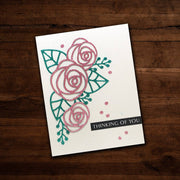 Rambling Rose Bouquet Metal Cutting Die 25993 - Paper Rose Studio