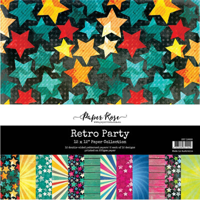 Retro Party 12x12 Paper Collection 19868 - Paper Rose Studio