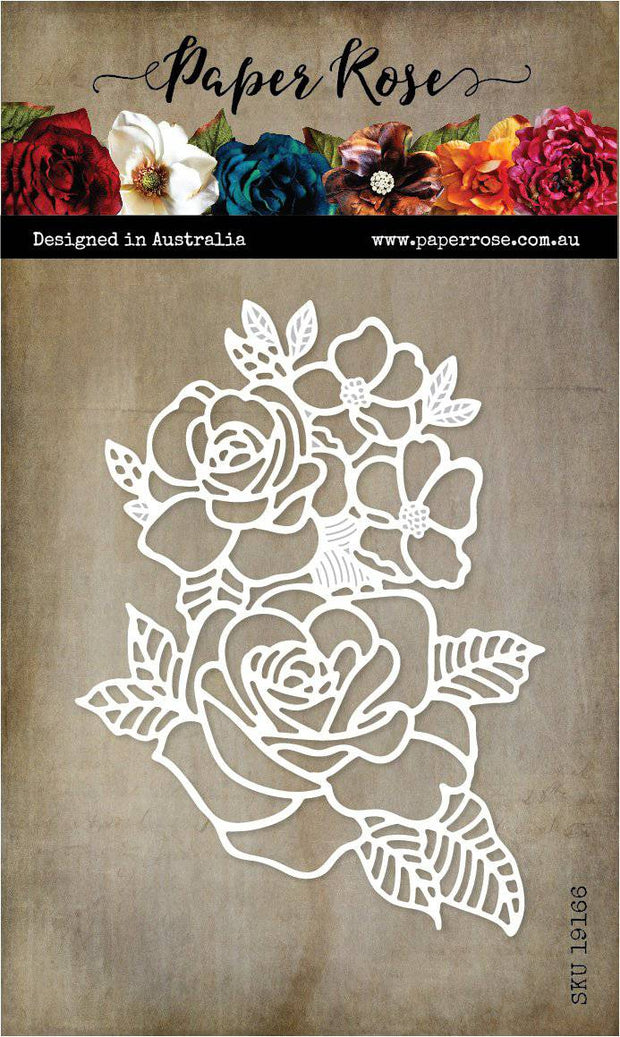 Rose Bloom Metal Cutting Die 19166 - Paper Rose Studio