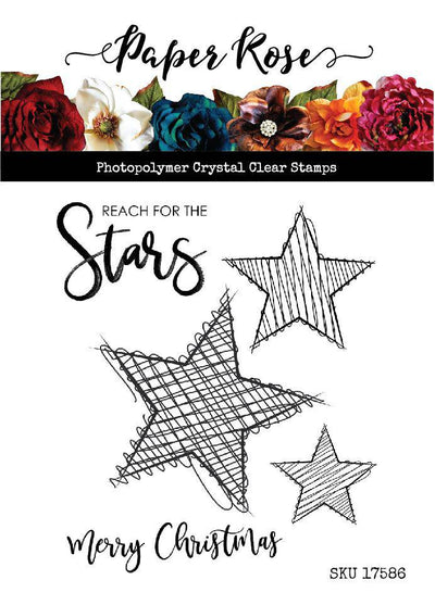Scribble Stars Clear Stamp Set 17586 - Paper Rose Studio