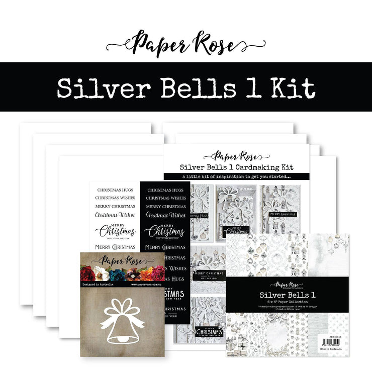 Silver Bells 1 Cardmaking Kit 27526 - Paper Rose Studio