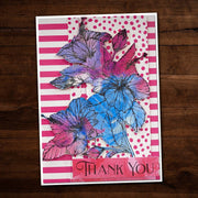 Sketchy Hibiscus 4x6" Clear Stamp Set 23113 - Paper Rose Studio