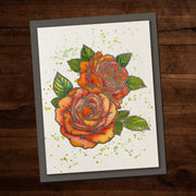 Sketchy Roses 4x6" Clear Stamp Set 18636 - Paper Rose Studio