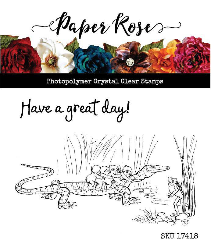 Snugglepot & Cuddlepie Clear Stamp - Great Day 17418 - Paper Rose Studio