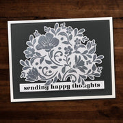 Solid Flowers & Leaves Clear Stamp Set 20712 - Paper Rose Studio