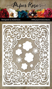 Spring Floral Frame Metal Cutting Die 21054 - Paper Rose Studio